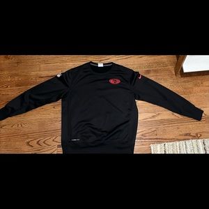 Nike NFL 49ers Therma-Fit long sleeve pullover